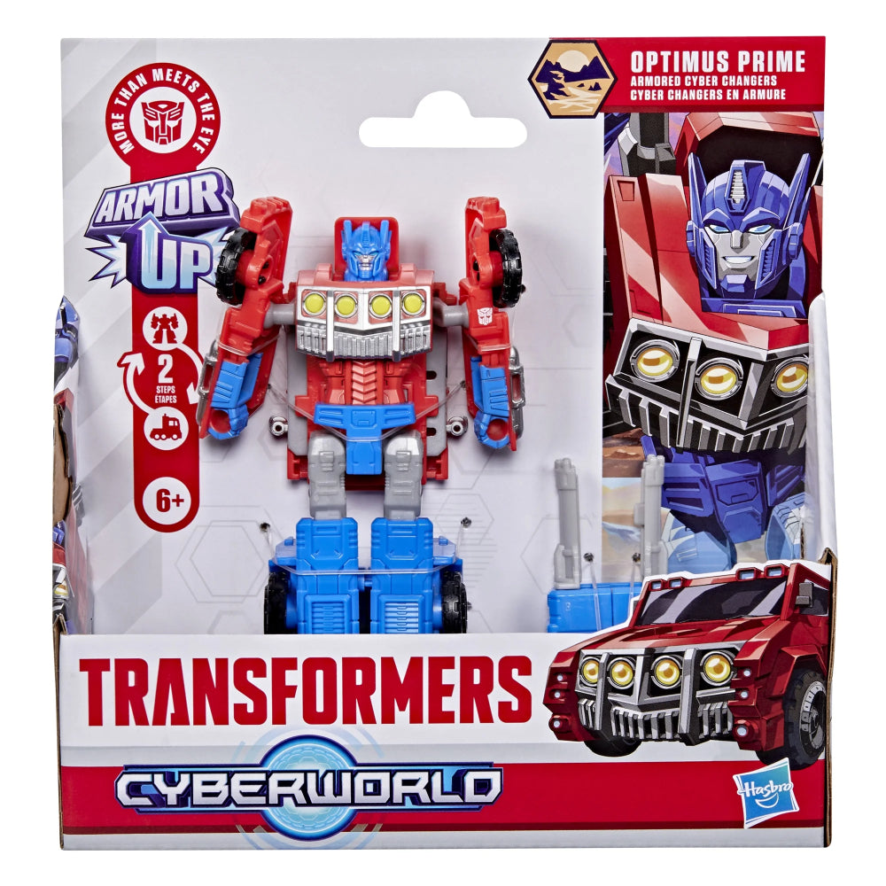 Transformers Cyberworld Armored Cyber Changers Optimus Prime Transformers Cyberworld Armored Cyber Changers Optimus Prime