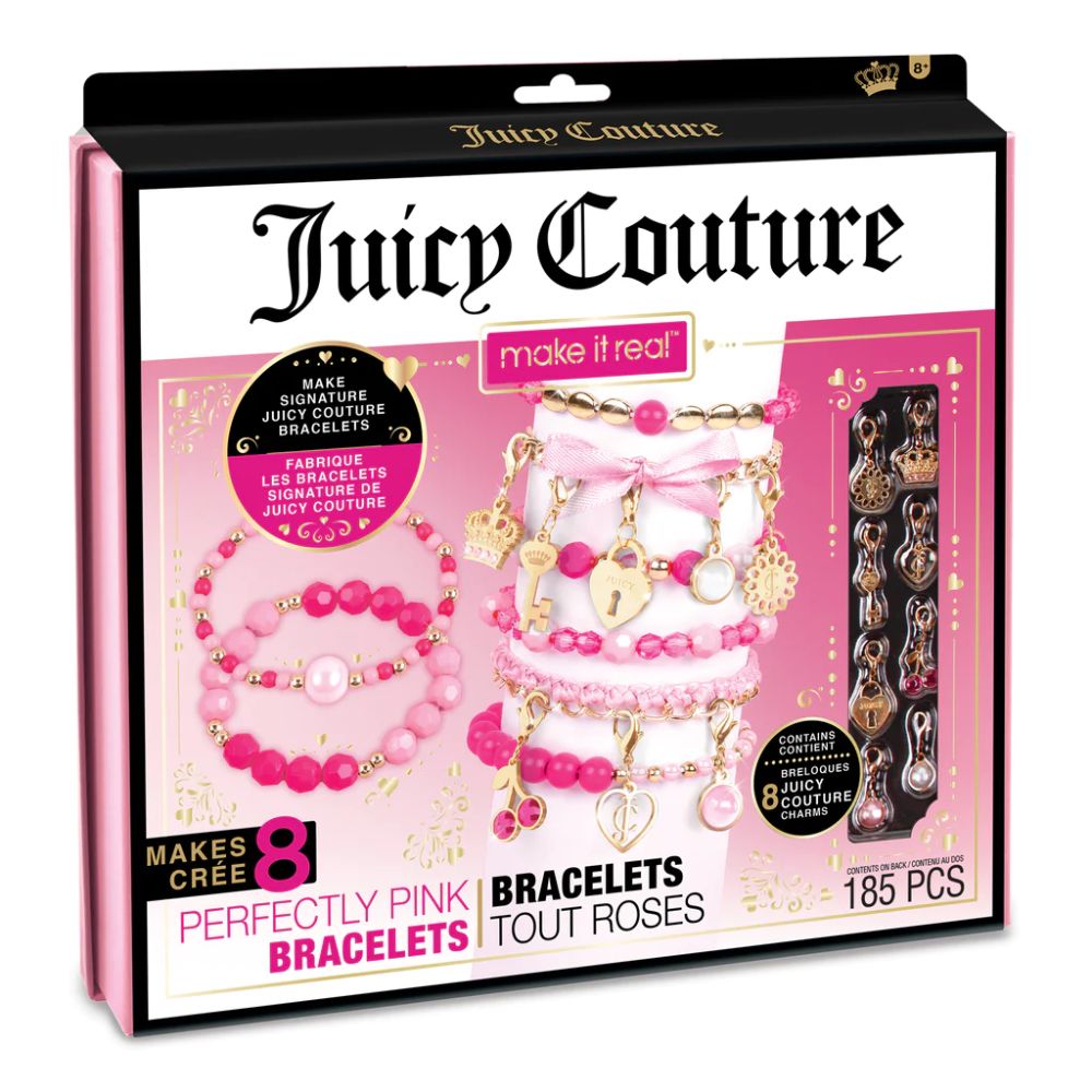 Make It Real Juicy Couture Perfectly Pink Bracelets – Toys4me