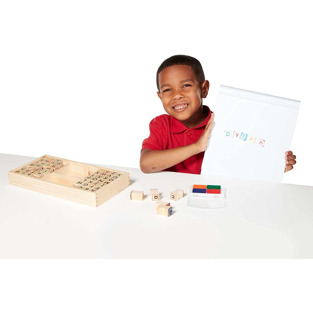 Melissa and doug alphabet stamp set deals