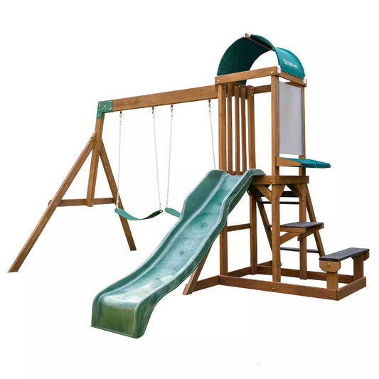 KidKraft Wilderness Point Wooden Swing Set
