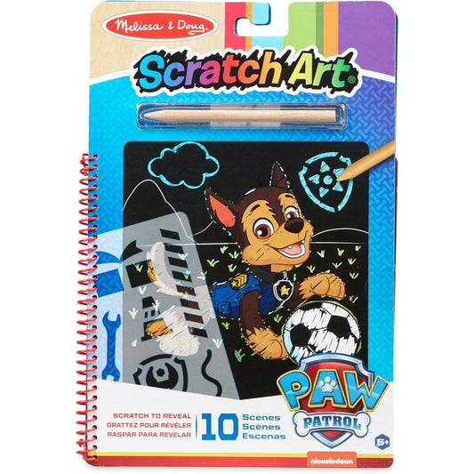 Melissa & Doug Paw Patrol Scratch Art Pad - Chase