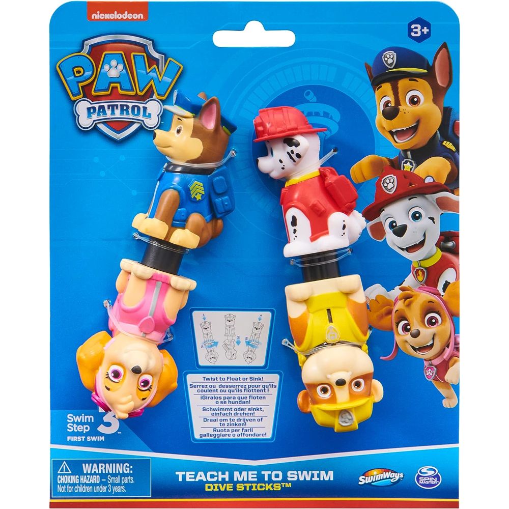 Swim Ways Paw Patrol Learn-to-Swim Kids Pool Toy Dive Sticks – Toys4me