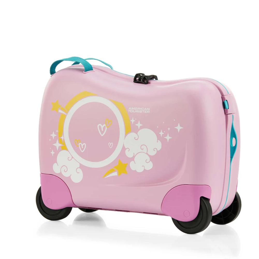 American Tourister Skittle Nxt Kids Trolley Light Pink Unicorn Toys4me