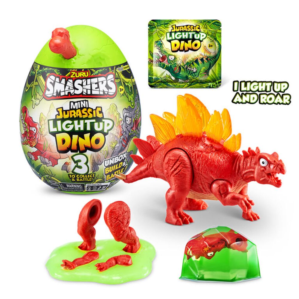 Zuru Smashers S1 Mini Jurassic Light-Up Dino – Toys4me