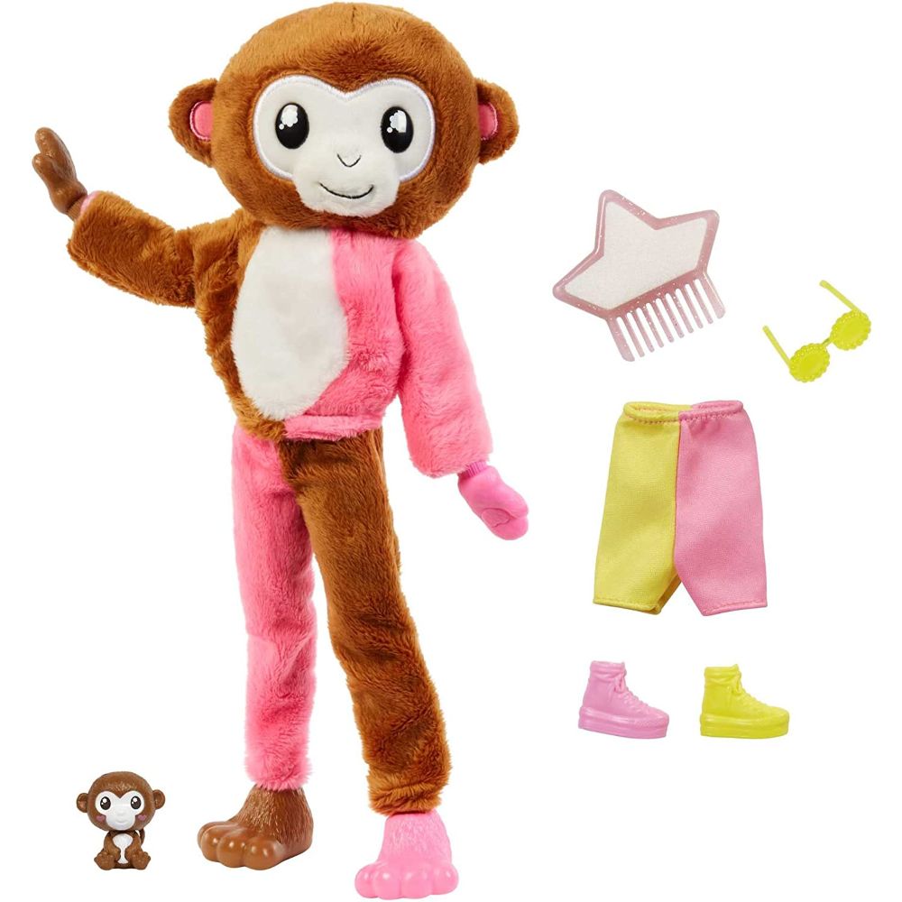 Barbie Cutie Reveal Chelsea Jungle Series Monkey Doll