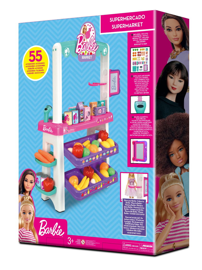 Supermarket Barbie Goes Shopping Barbie Supermarket – Toys4me