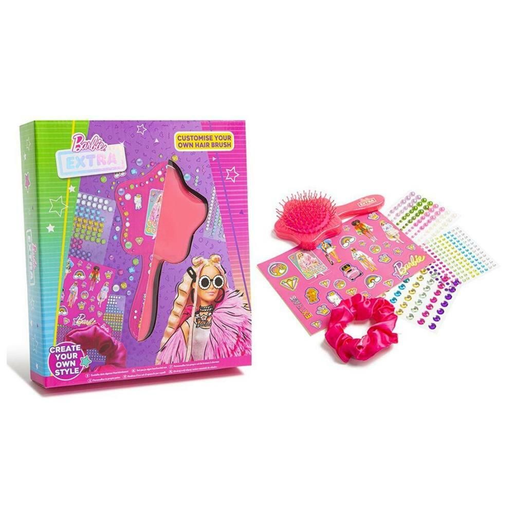 Barbie Extra Customise Your Own Hair Brush - Kiddy Zone