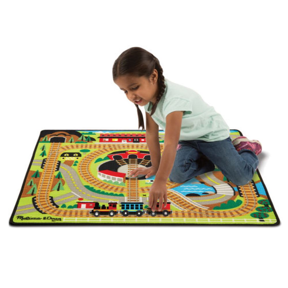 Melissa and doug train rug sales