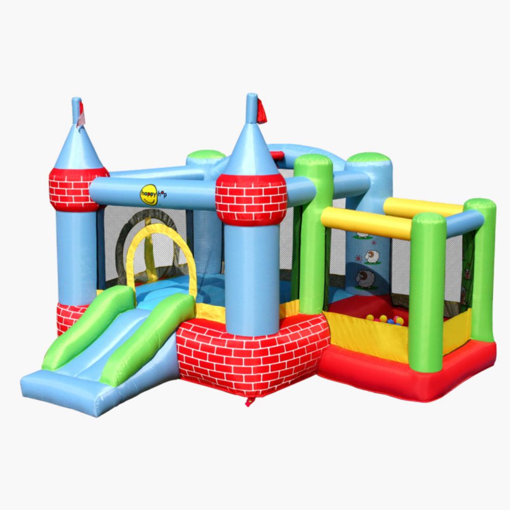 Happy hop castle sales bouncer with slide