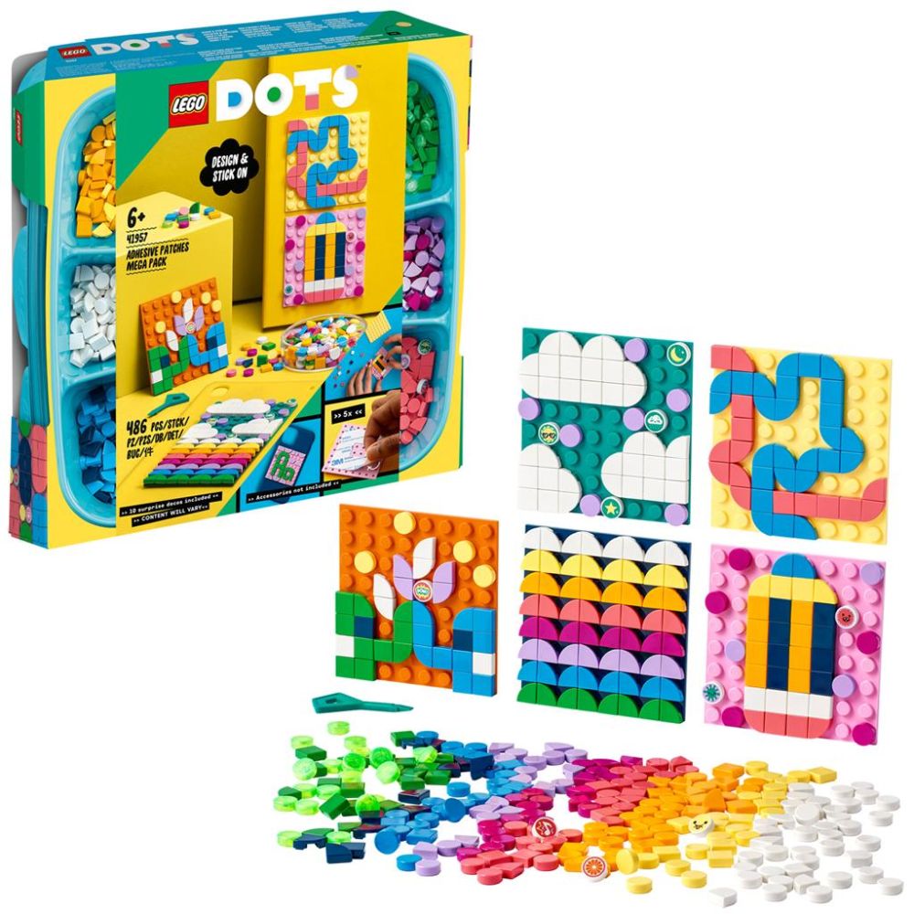 LEGO DOTS Adhesive Patches Mega Pack Sticker Craft Set 41957