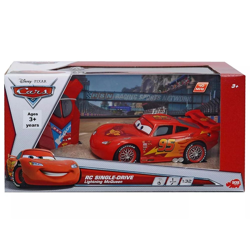 Dickie Cars R/C Lightning Mcqueen Single Drive 1:32 – Toys4me