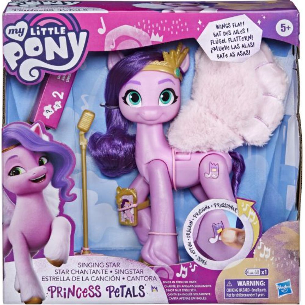 My Little Pony: A New Generation Mega Movie Friends Princess Petals -  8-Inch Pink Pony Figure with Comb, Toy for Kids Ages 3 and Up : :  Toys