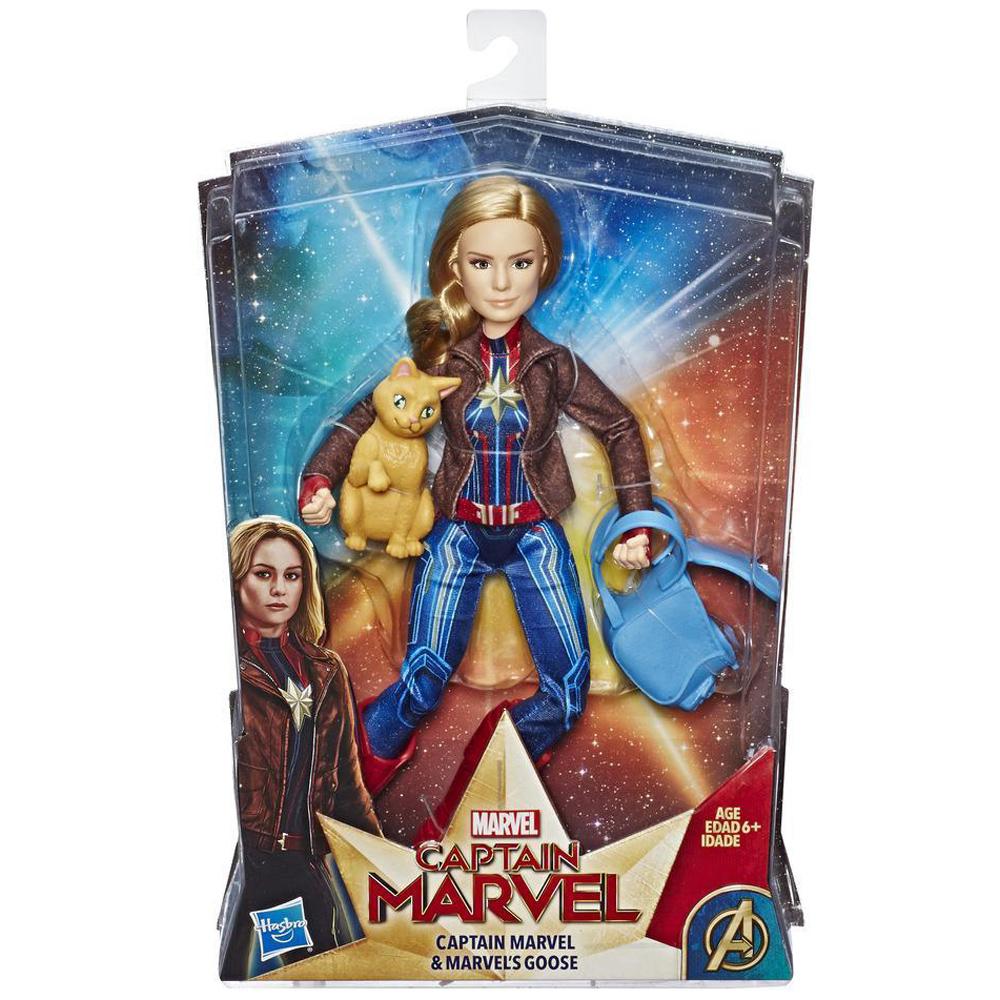 Captain Marvel Super Hero Doll Goose The Cat – Toys4me