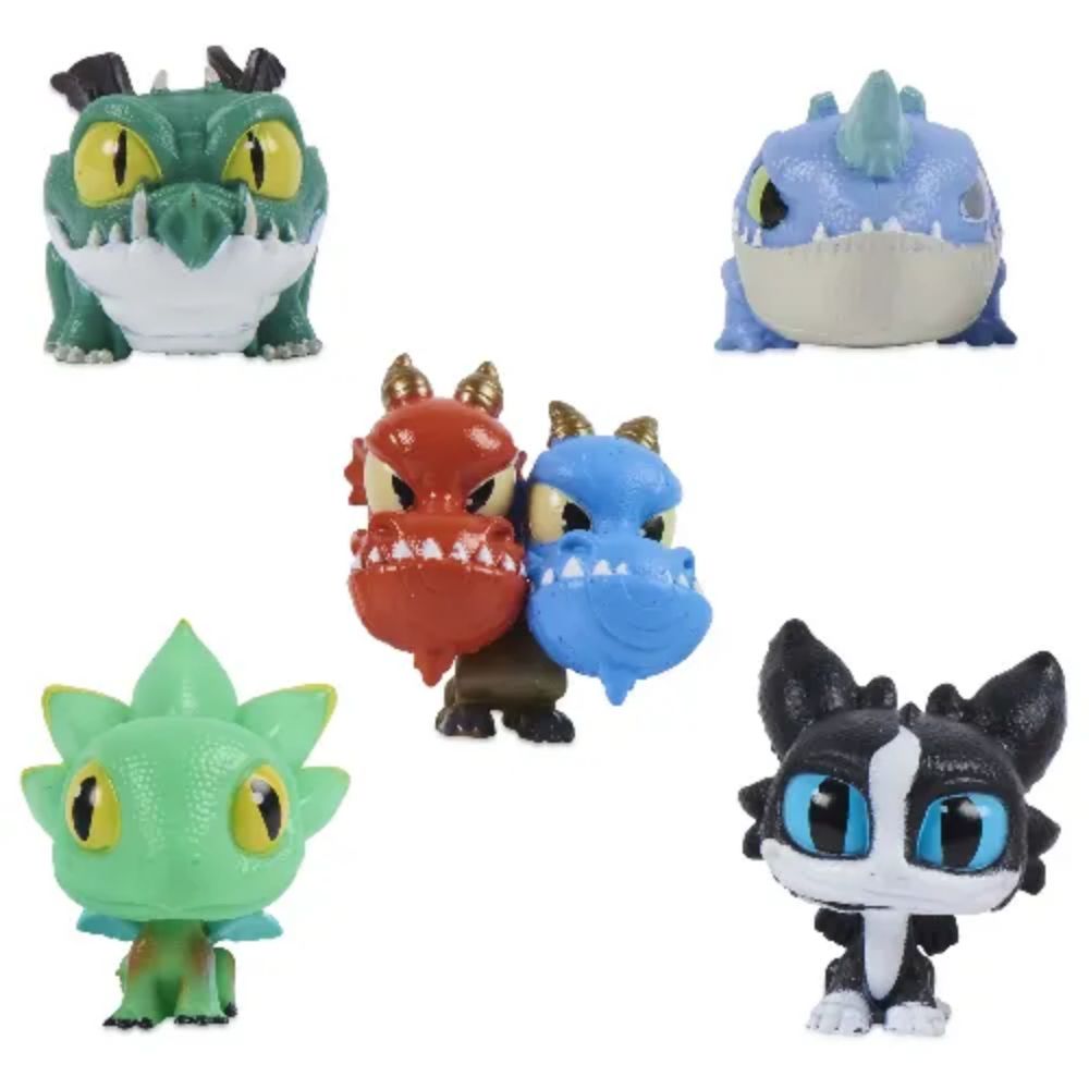 Dreamworks Dragons The Nine Realms, Crystal Plush Dragons, 3-inch, Kids  Toys for Age 4 and Up (Styles May Vary)