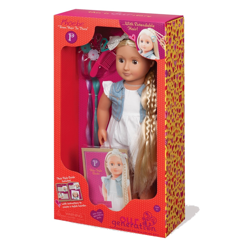 Our Generation Hair Grow Doll Blonde Toys4me