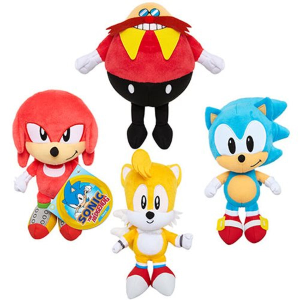Jouet en peluche Sonic The Hedgehog Wave 7 - 8 modèles assortis - Boîte  d'affichage 22cm
