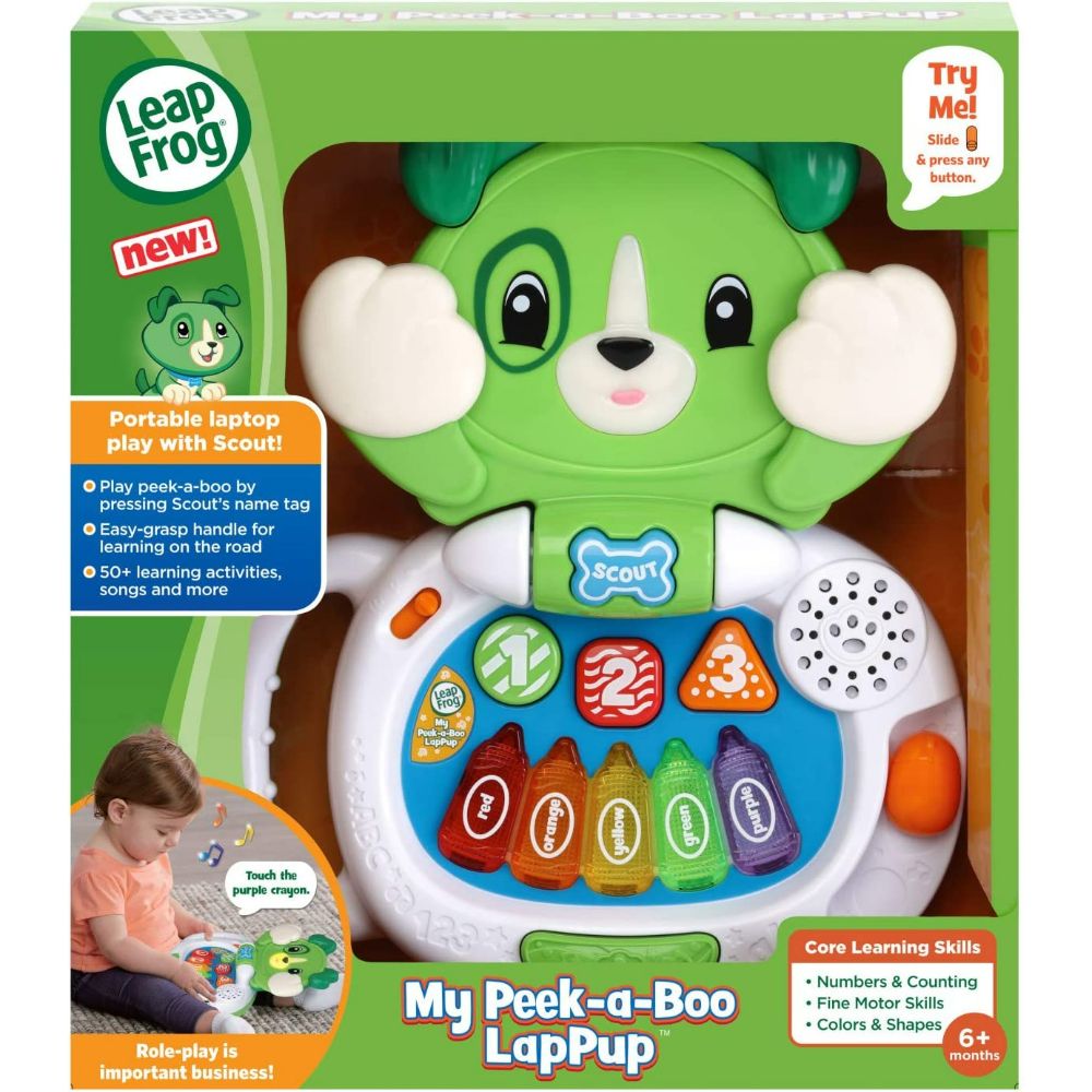 LeapFrog My Peek-a-Boo LapPup, Scout – Toys4me