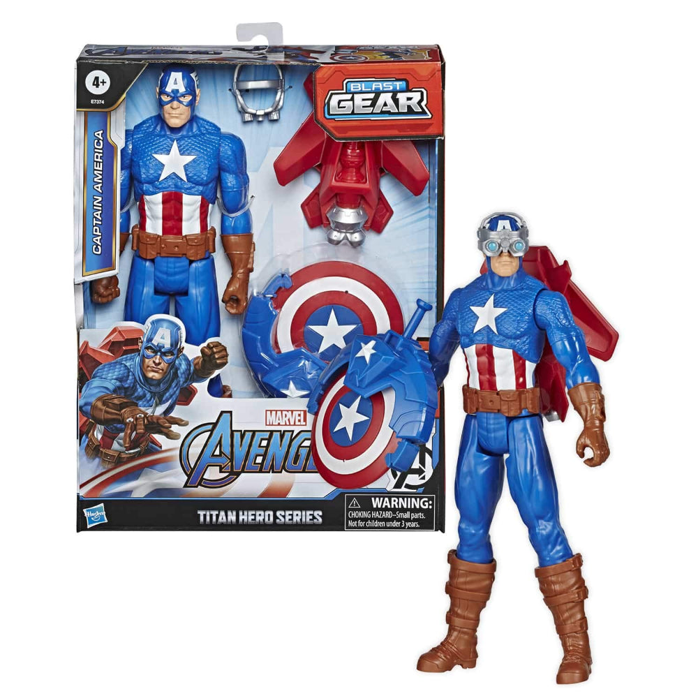 blast gear Avengers Titan Hero Blast Gear Captain America – Toys4me