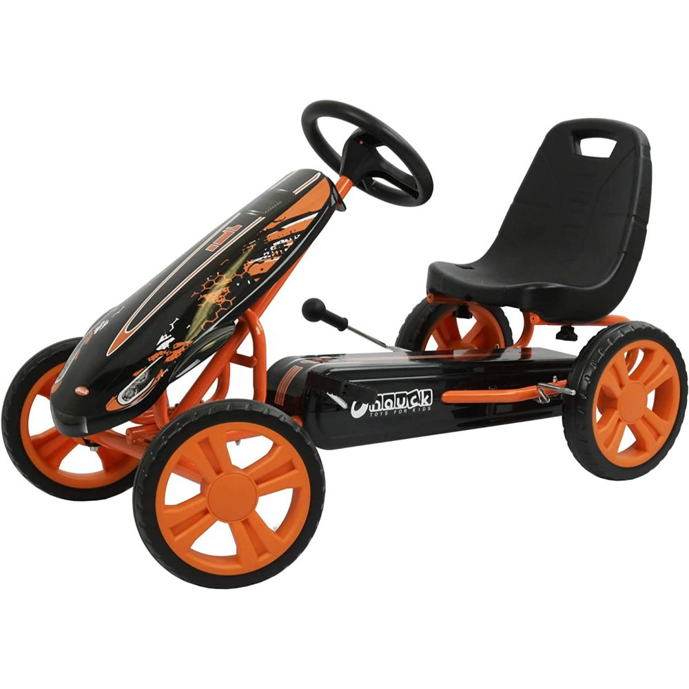 hauck go kart Hauck Speedster Pedal Go Kart Orange – Toys4me