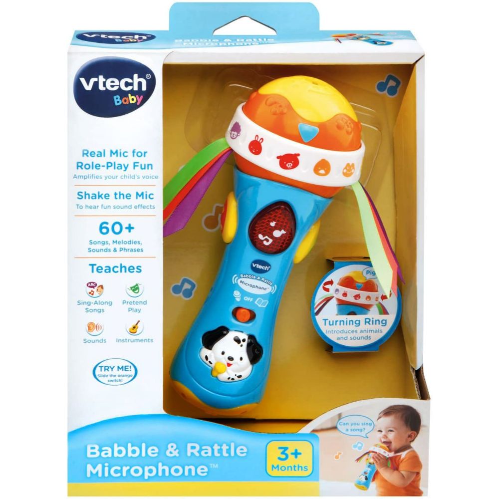 VTech Baby Babble and Rattle Microphone – Toys4me