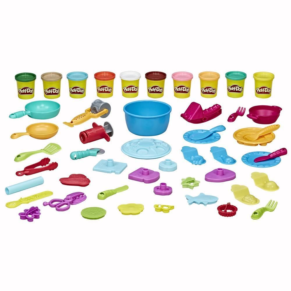 Play Doh Kitchen Creations Ultimate Chef Play Food Set Toys4me