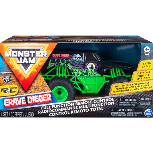 Monster Jam Authentic Grave Digger RC, 1:24 Scale, 2.4 GHz Image#2
