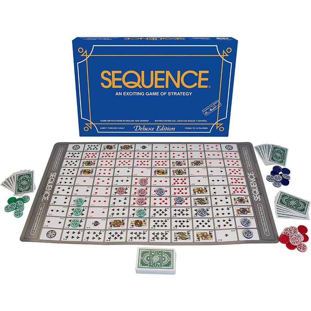 Jax Sequence - Exciting Game of Strategy - Deluxe Jax Sequence - Exciting Game of Strategy - Deluxe