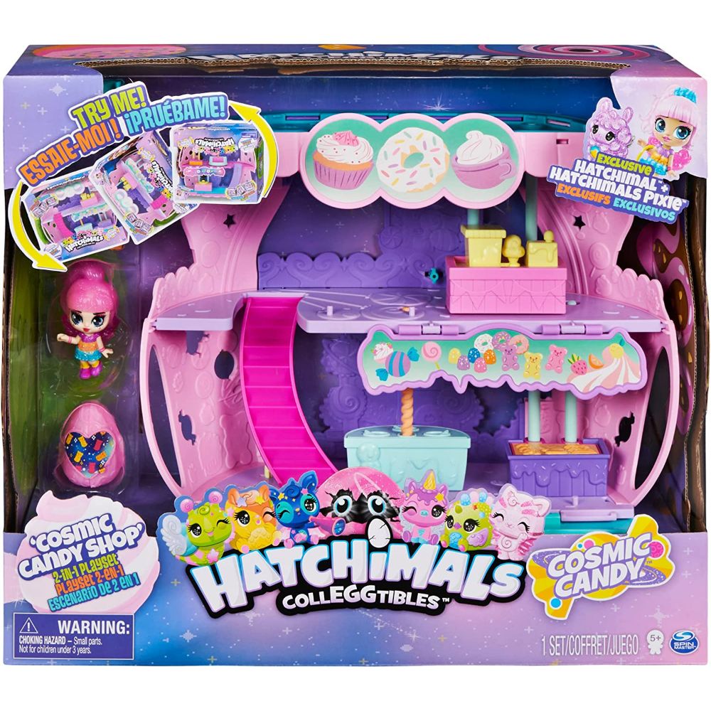 Hatchimals CollEGGtibles, Cosmic Candy Shop 2-in-1 – Toys4me