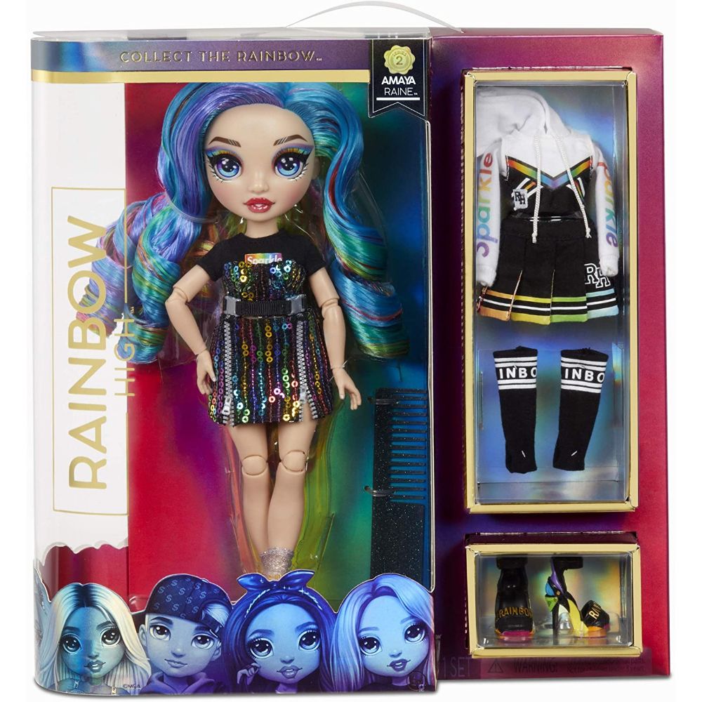 Rainbow High Fashion Doll Amaya Raine (Rainbow) Series2 Rainbow High Fashion Doll Amaya Raine (Rainbow) Series2