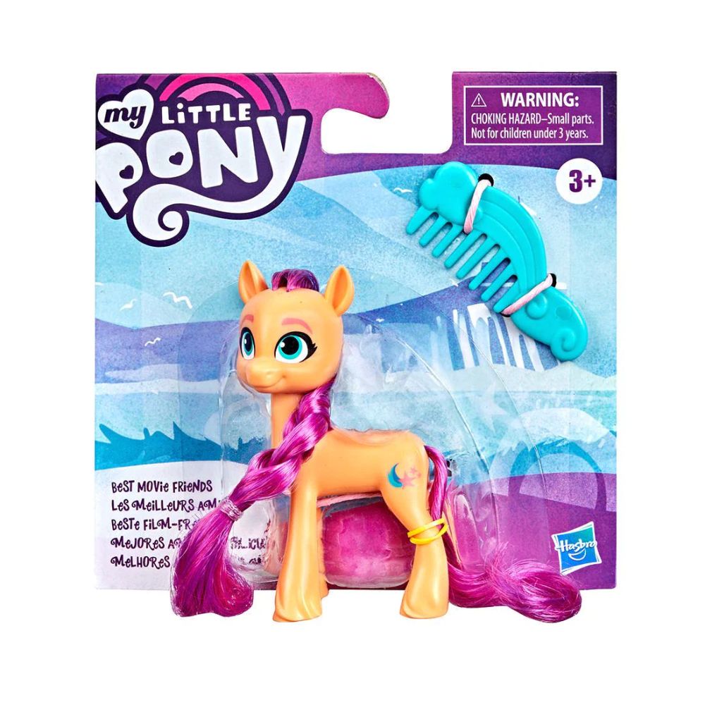 8cm 1pcs Filme Azul My Little Pony Figures Brinquedos