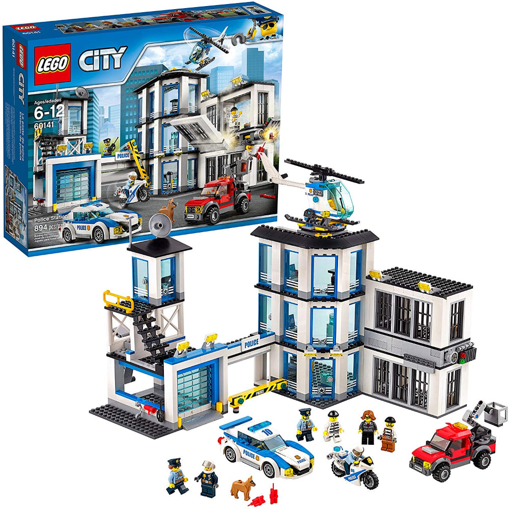 Lego City Police Station (894 Pieces) – Toys4me, image size:1000x1000