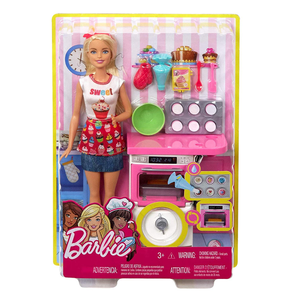 Chef Doll Play Doh Barbie Kitchen Set Barbie Bakery Chef Doll And