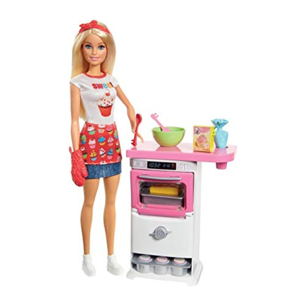 Barbie Bakery Chef Doll And Playset Blonde Toys4me