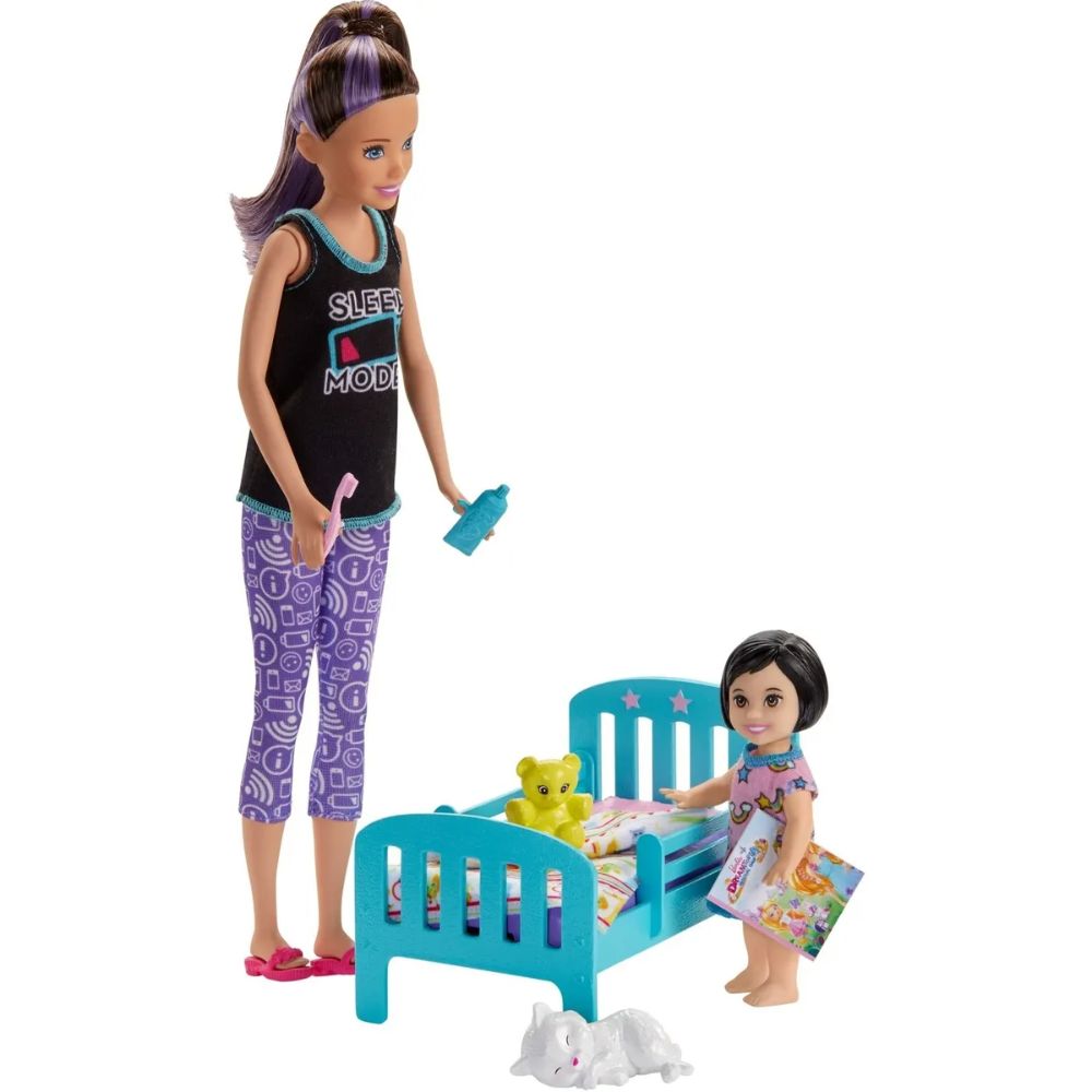 Barbie Babysitter Playset with Small Skipper Doll Toys4me