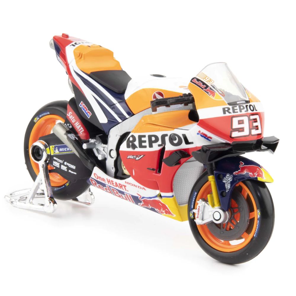 1/18 Maisto 2021 Marc Marquez Honda RC213V #93 MotoGP Diecast Model 