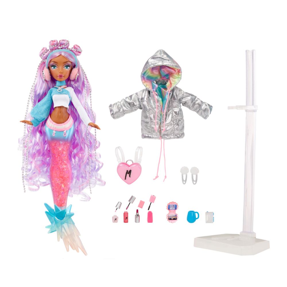MERMAZE MERMAIDZ Color Change HARMONIQUE Mermaid Fashion Doll w/  Accessories NEW