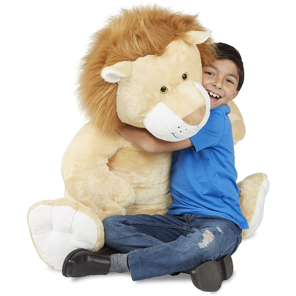 Melissa & Doug Gentle newest Jumbos Lion Stuffed Animal