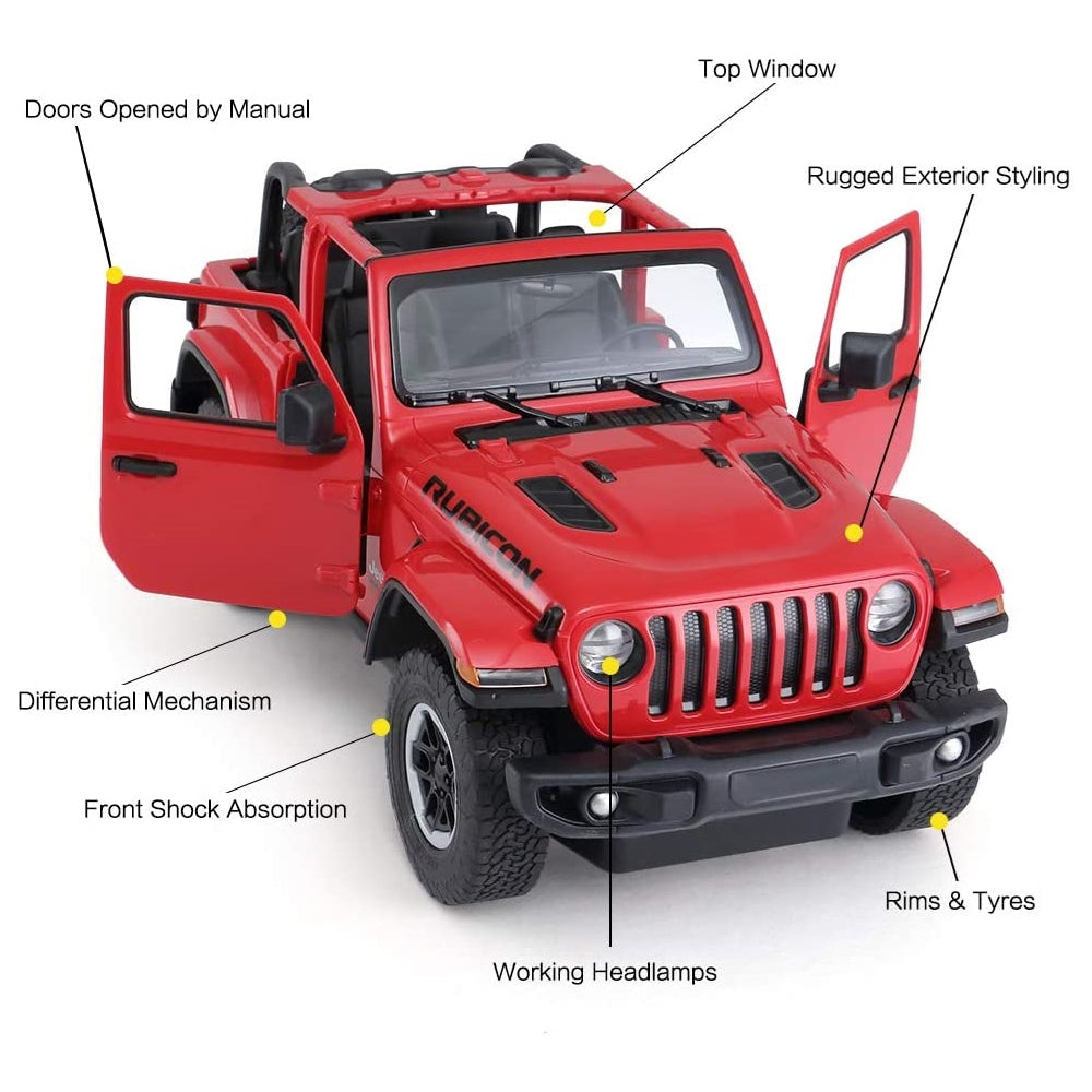Rastar Off-Road Remote Control Car, 1:14 Jeep Wrangler Rastar Off-Road Remote Control Car, 1:14 Jeep Wrangler