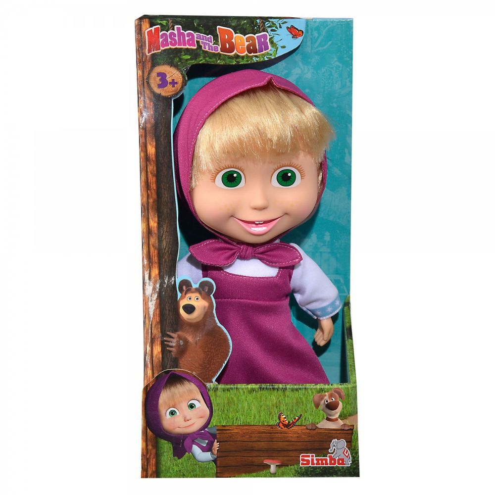 mashaページですm(_ _)m Masha And The Bear 2 Sided Masha Plush - Walmart.com