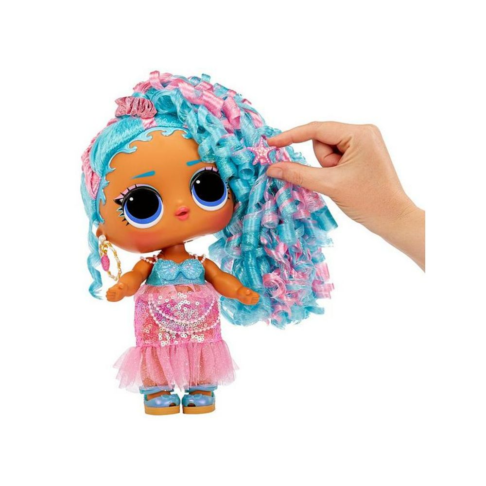 New lol dolls with hair hot sale