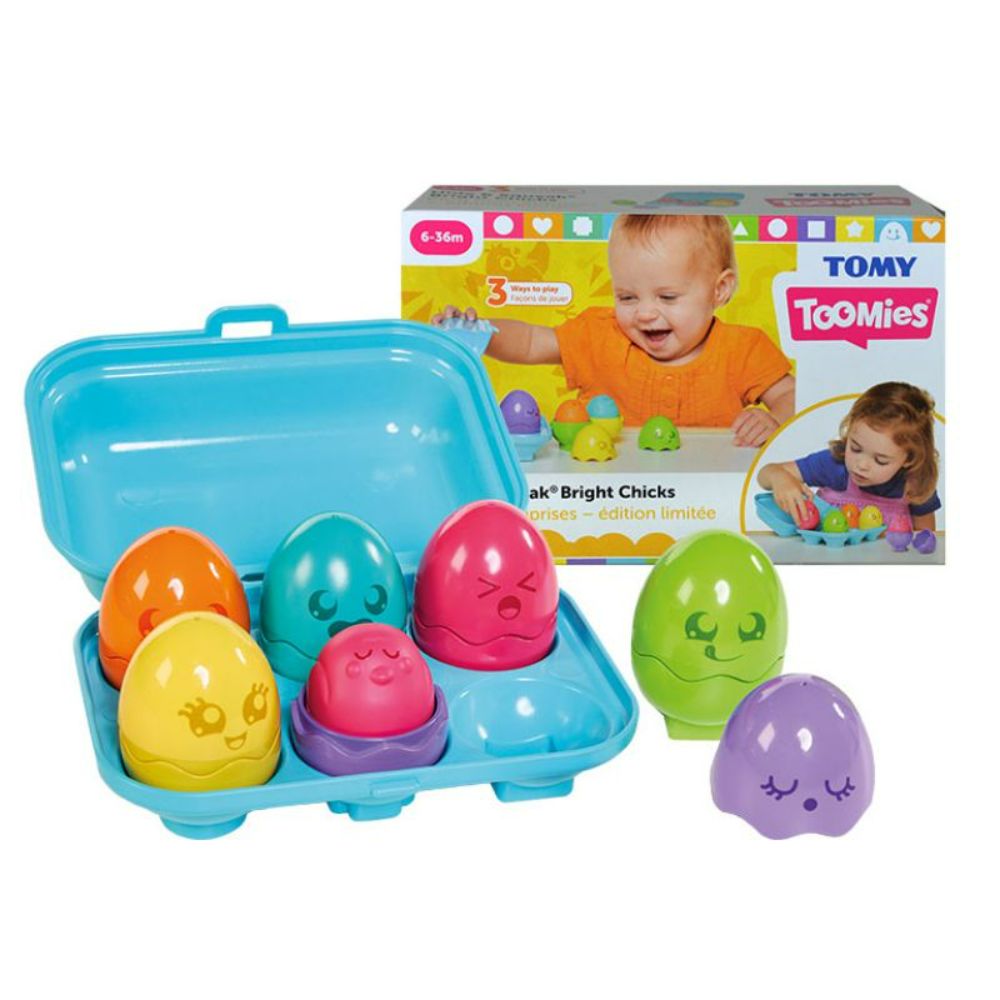 Tomy Toomies Hide Squeak Bright Chicks Stacking – Toys4me