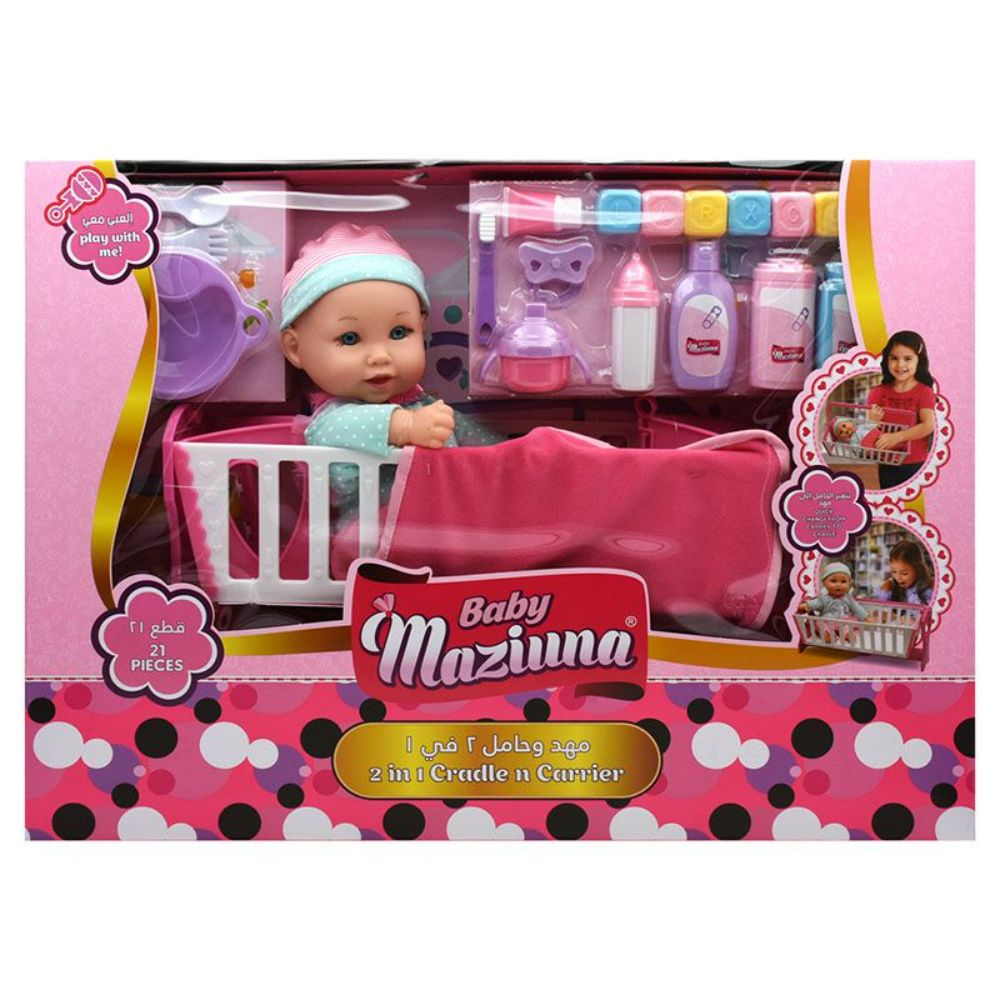 Baby Maziuna 2-N-1 Cradle 'N Carrier – Toys4me