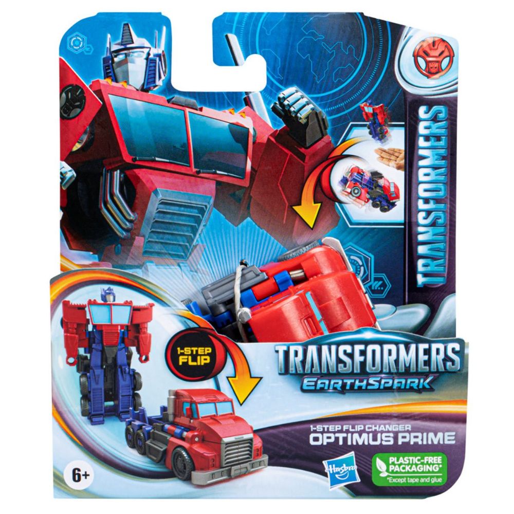 Transformers EarthSpark Step Flip Optimus Prime – Toys4me