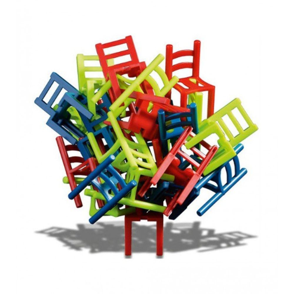 Jeu D'adresse Trefl Mistakos Chaises - Empilage Et équilibre - Pour 1 à 4 Joueurs Dès 5 Ans Jeu D'adresse Trefl Mistakos Chaises - Empilage Et équilibre - Pour 1 à 4 Joueurs Dès 5 Ans