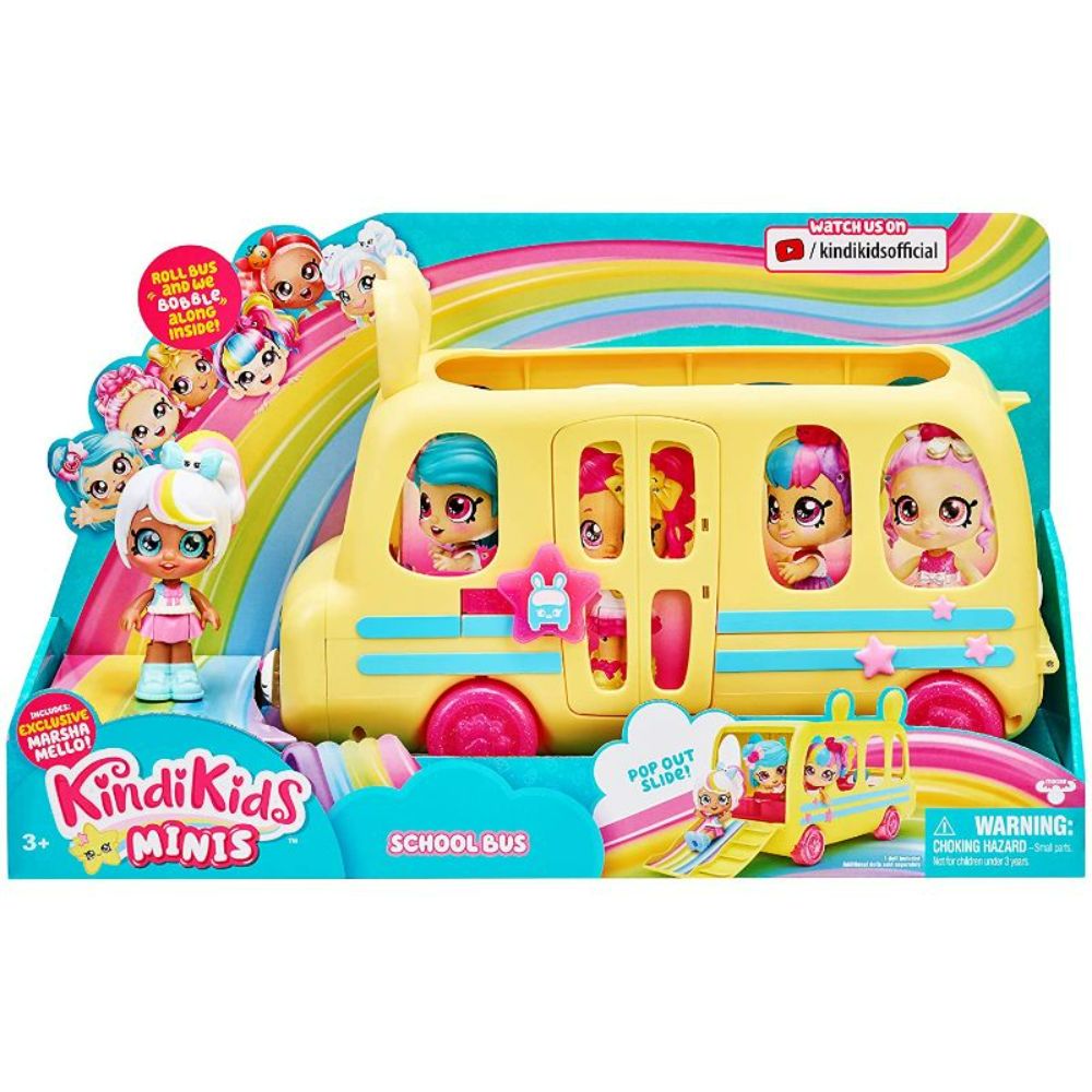 Kindi Kids Minis S1 School Bus Toys4me