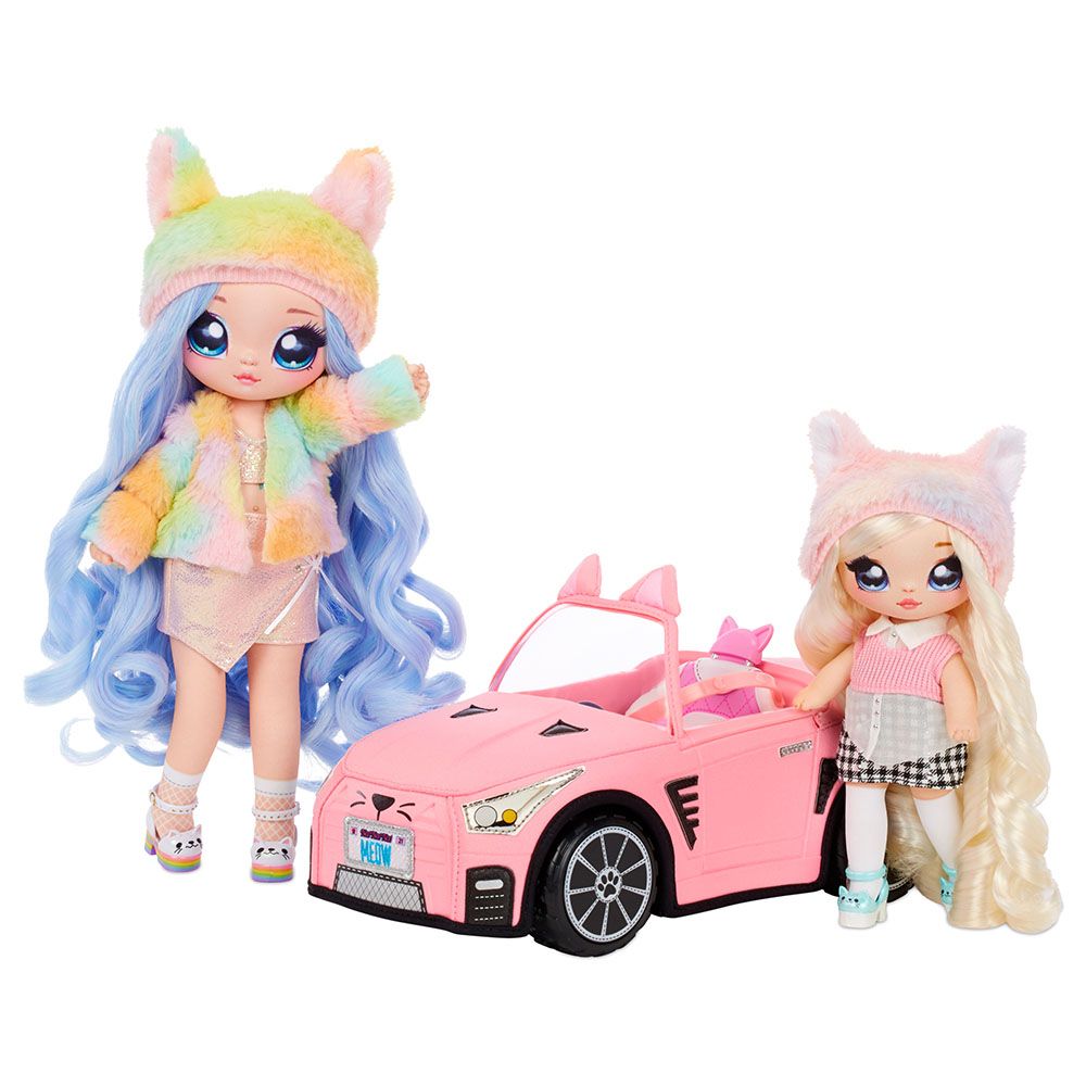 Na Na Na Surprise Convertible Car Playset Pink Toys4me