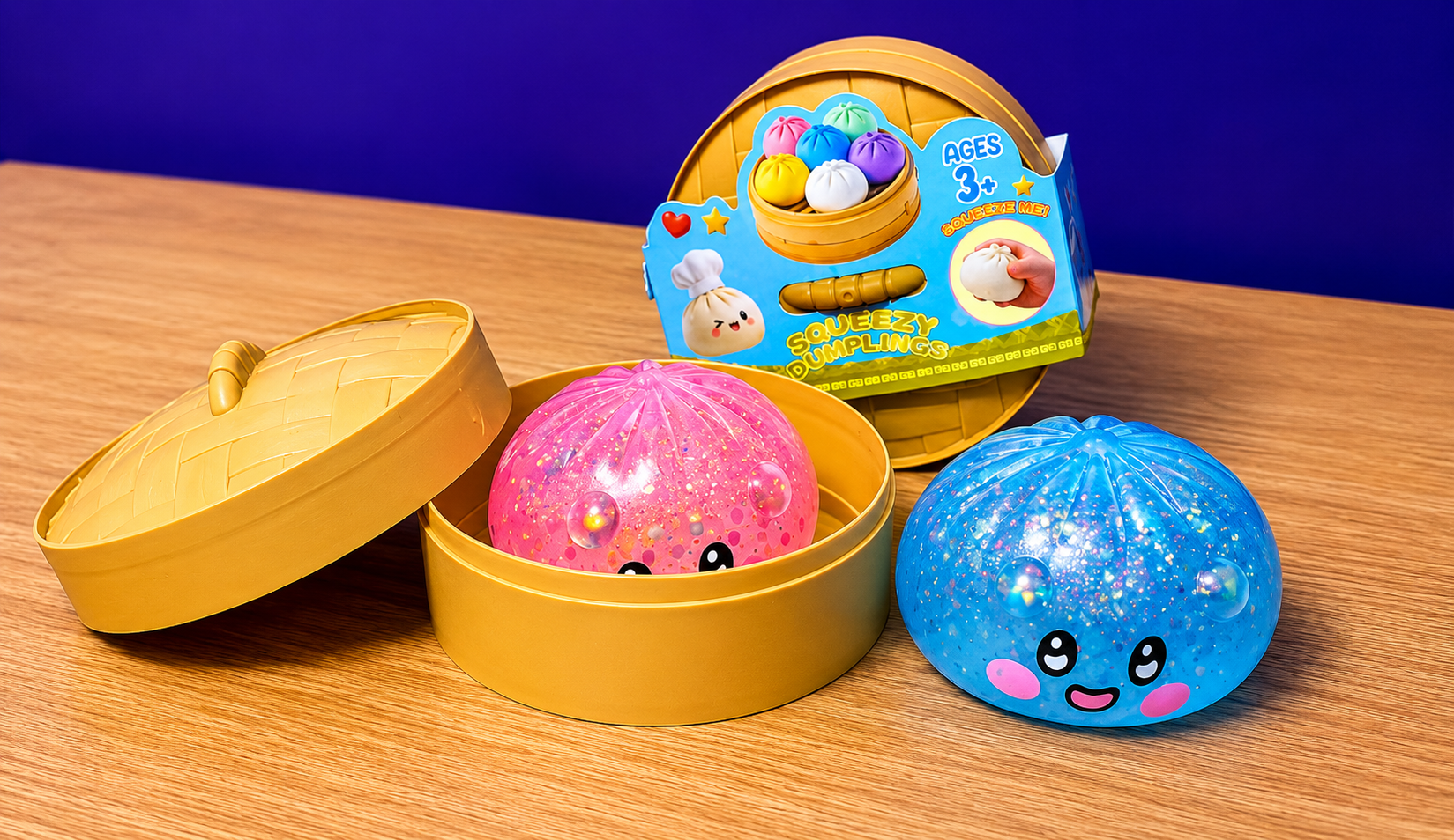 Squeezy Bun Miniature Maltose Emoji Squeezy Dumplings
