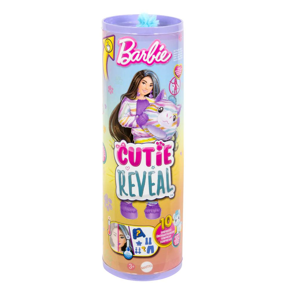 Barbie Cutie Reveal Doll Color Dream Series Rainbow Zebra
