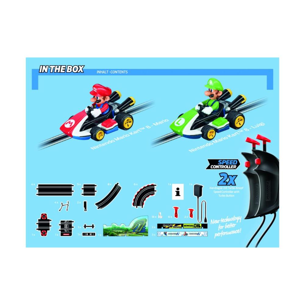 Carrera Go!!! Nintendo Mario Kart 8 Slot Car Set 4.9m