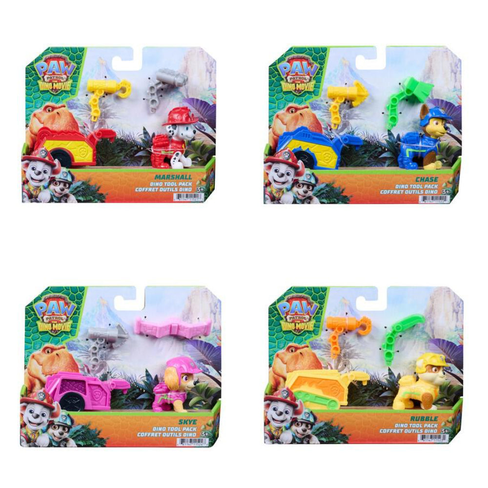 Paw Patrol The Dino Movie Dino Tool Pack - Assorted